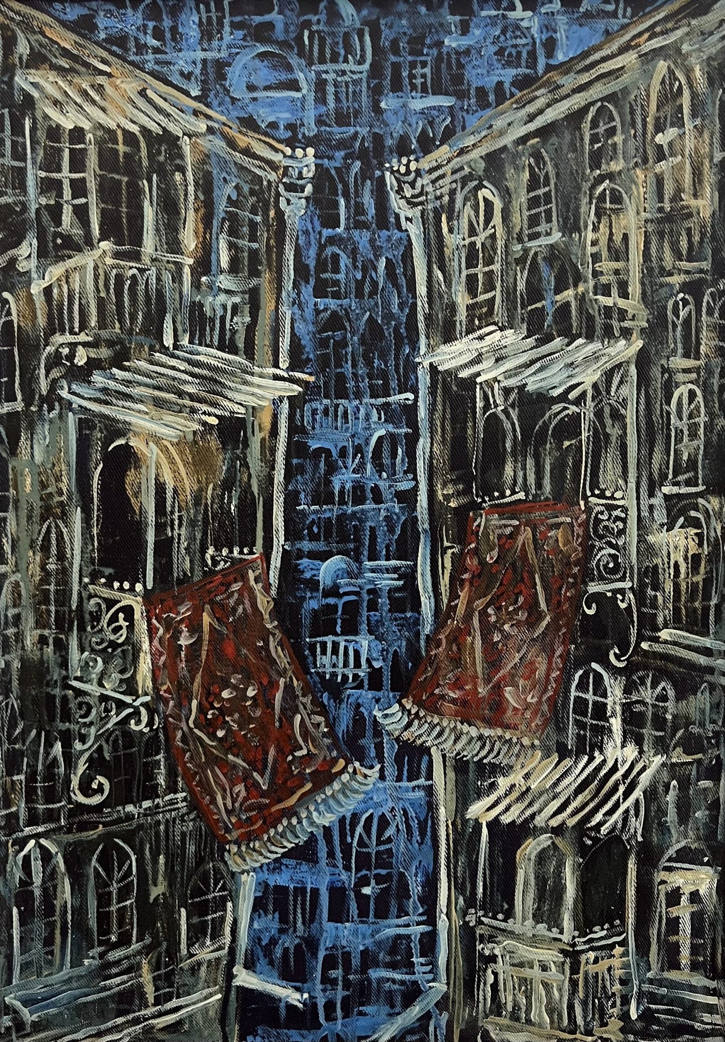 Оригинална картина на Аскер Аскеров "Баку", 2004 от Галерия Роял