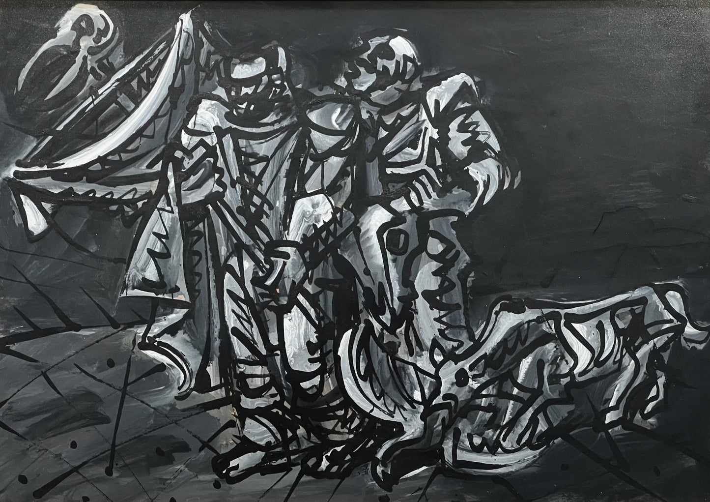 Оригинална картина на Атанас Яранов "Рибари" от Галерия Роял