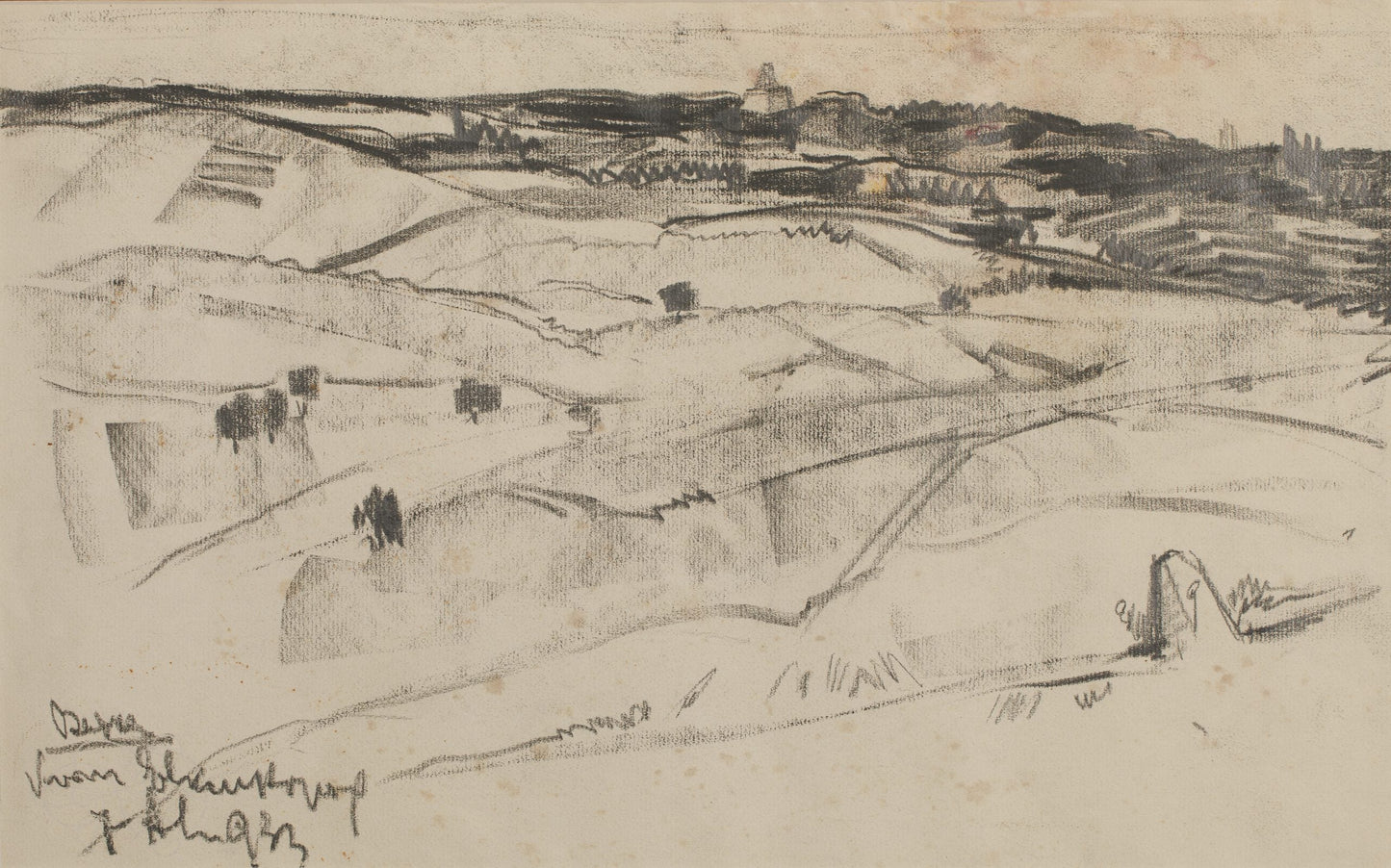 Оригинална картина на Никола Танев "Варна, Евксиноград, 1933г." от Галерия Роял