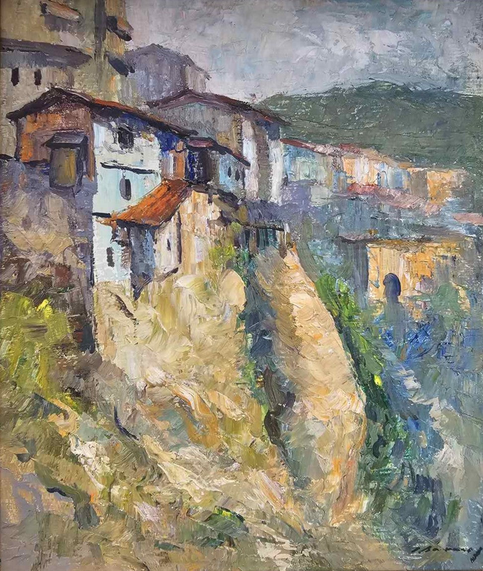 Оригинална картина на Стоян Василев "Велико Търново" от Галерия Роял