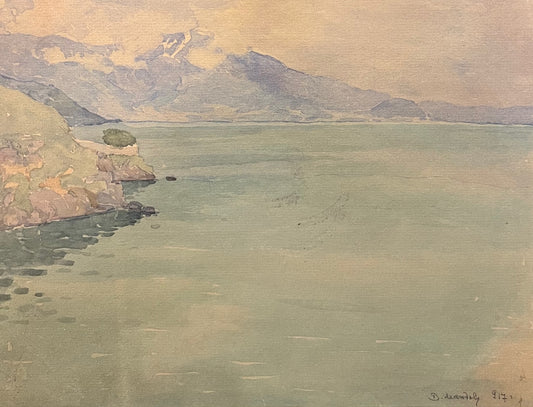 Дечко Мандов "Пейзаж, 1917г."