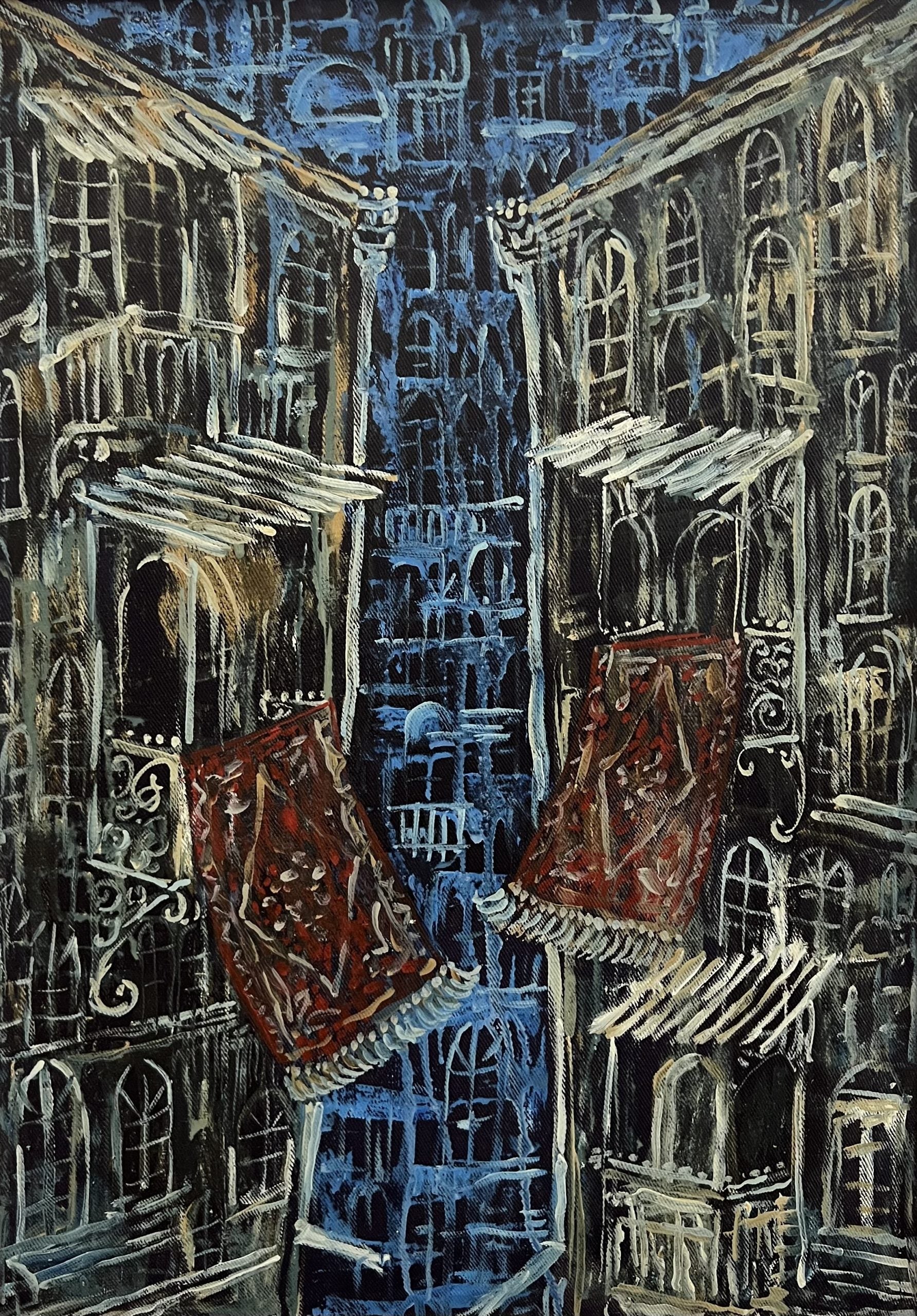 Оригинална картина на Аскер Аскеров "Баку", 2004 от Галерия Роял