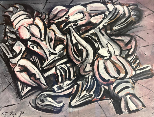 Оригинална картина на Атанас Яранов "Натюрморт", 1985г. от Галерия Роял