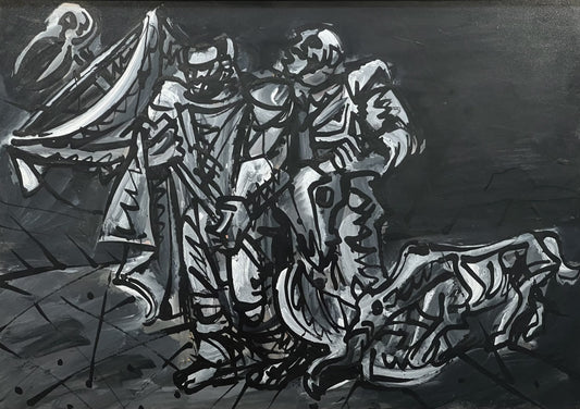 Оригинална картина на Атанас Яранов "Рибари" от Галерия Роял