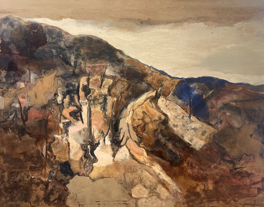 Оригинална картина на Борис Пеев "Планински Пейзаж", 145х115см от Галерия Роял