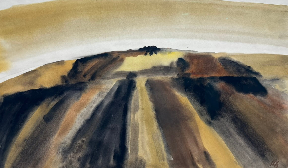 Оригинална картина на Дечко Узунов "Поле" от Галерия Роял