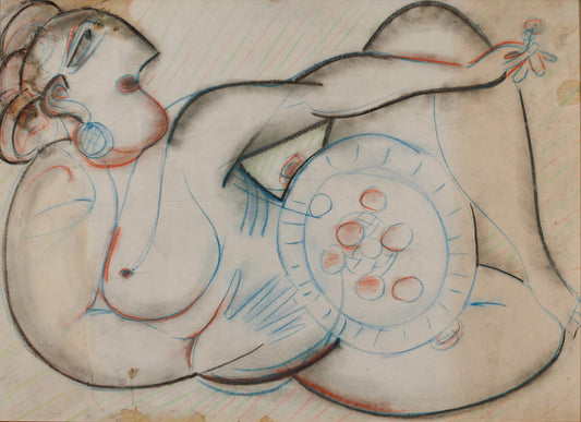 Оригинална картина на Димитър Казаков - НЕРОН "Голо тяло 3" от Галерия Роял