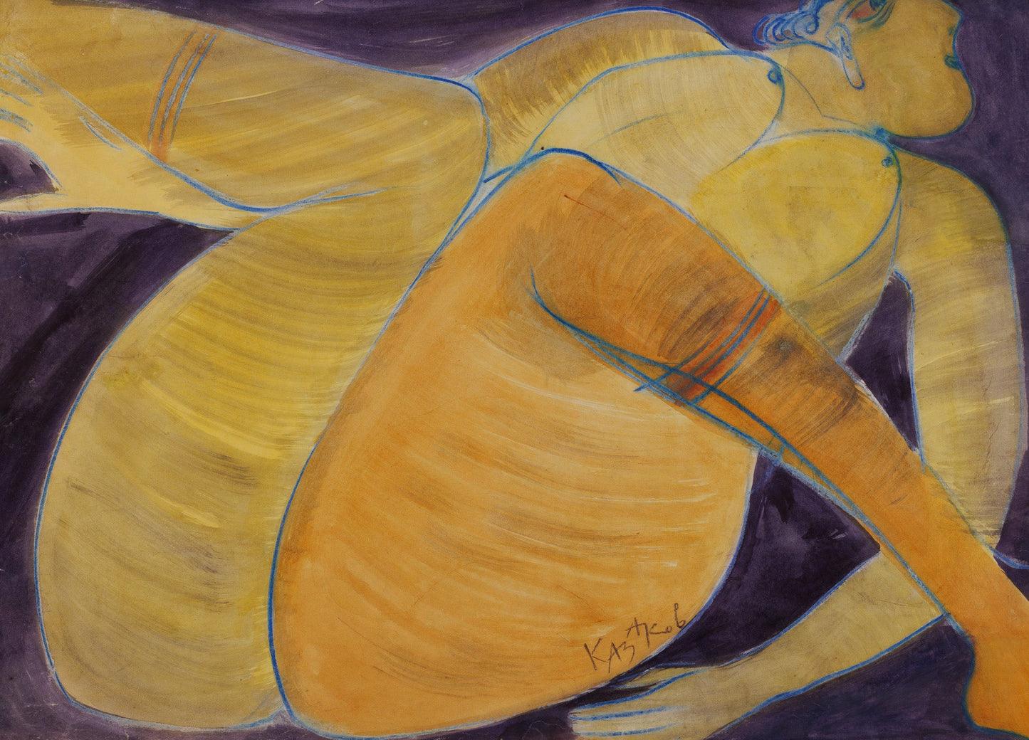 Оригинална картина на Димитър Казаков - НЕРОН "Голо тяло" от Галерия Роял