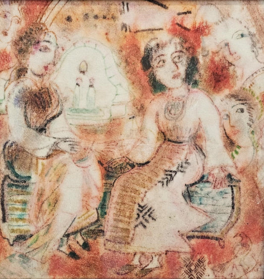 Оригинална картина на Димитър Казаков - Нерон "Раздумка" от Галерия Роял