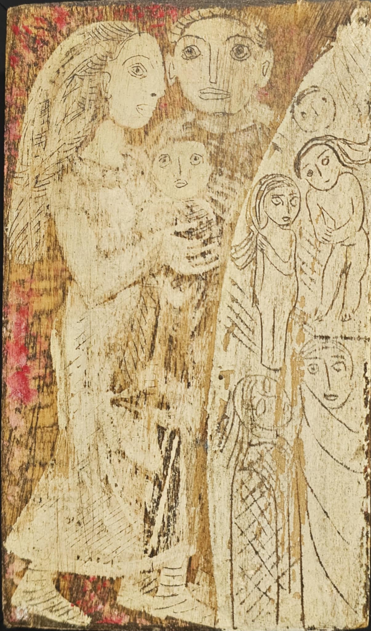 Оригинална картина на Димитър Казаков - Нерон "Семейство" от Галерия Роял