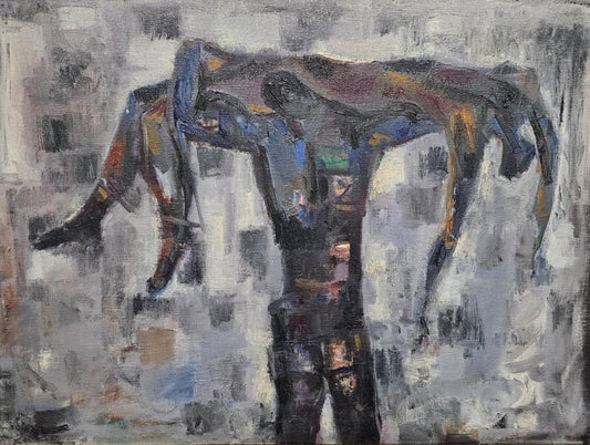 Оригинална картина на Енчо Пиронков "Участ" от Галерия Роял