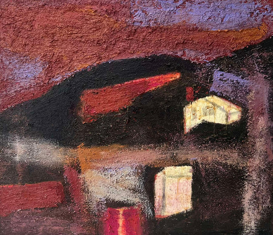 Оригинална картина на Генко Генков "Нощен Пейзаж", 2004 от Галерия Роял