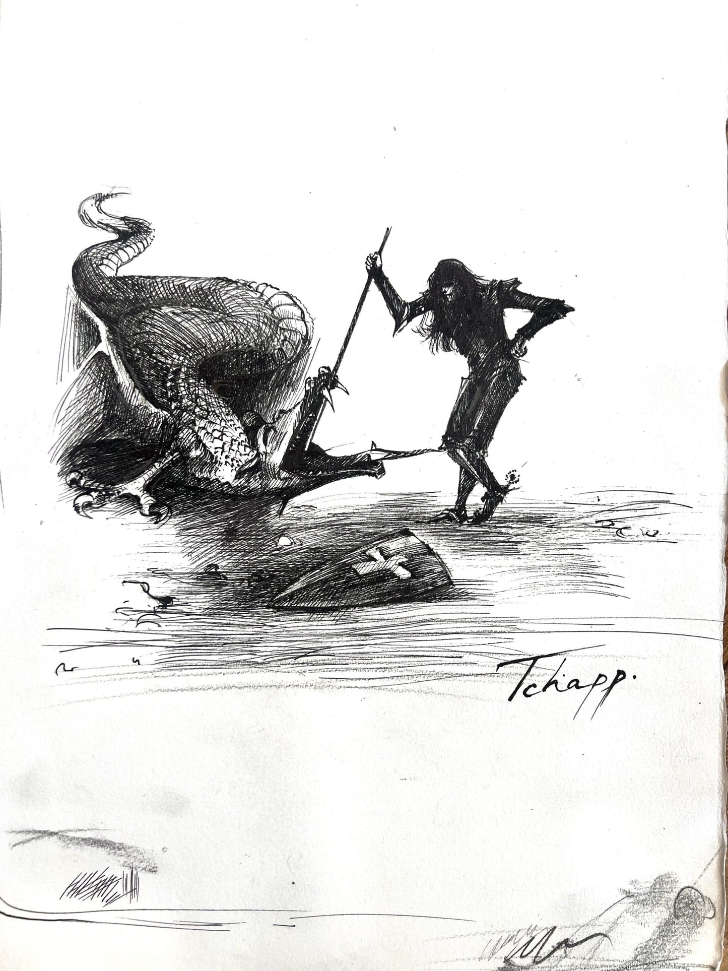 Оригинална картина на Георги Чапкънов - Чапа "Свети Георги" от Галерия Роял