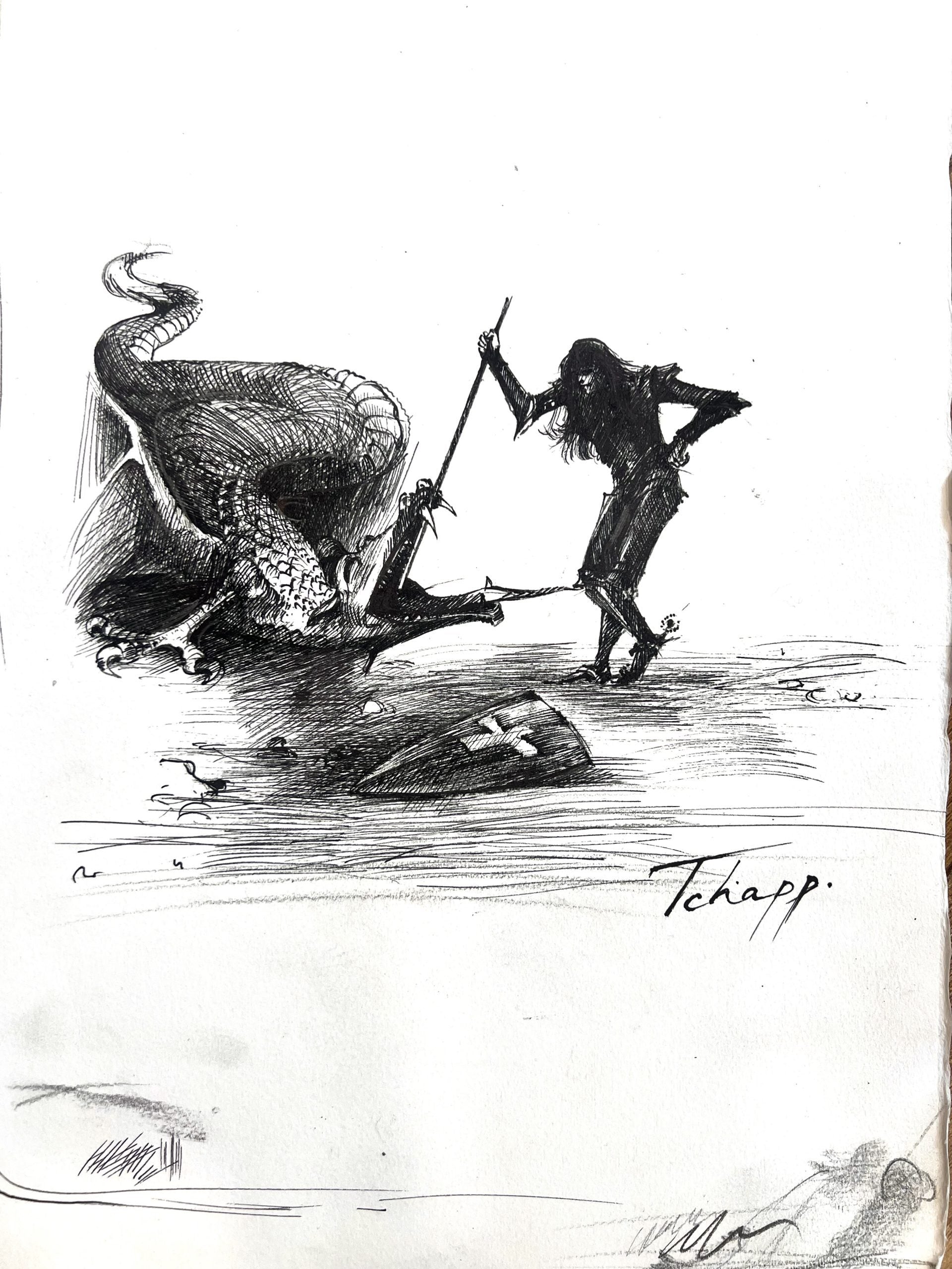 Оригинална картина на Георги Чапкънов - Чапа "Свети Георги" от Галерия Роял