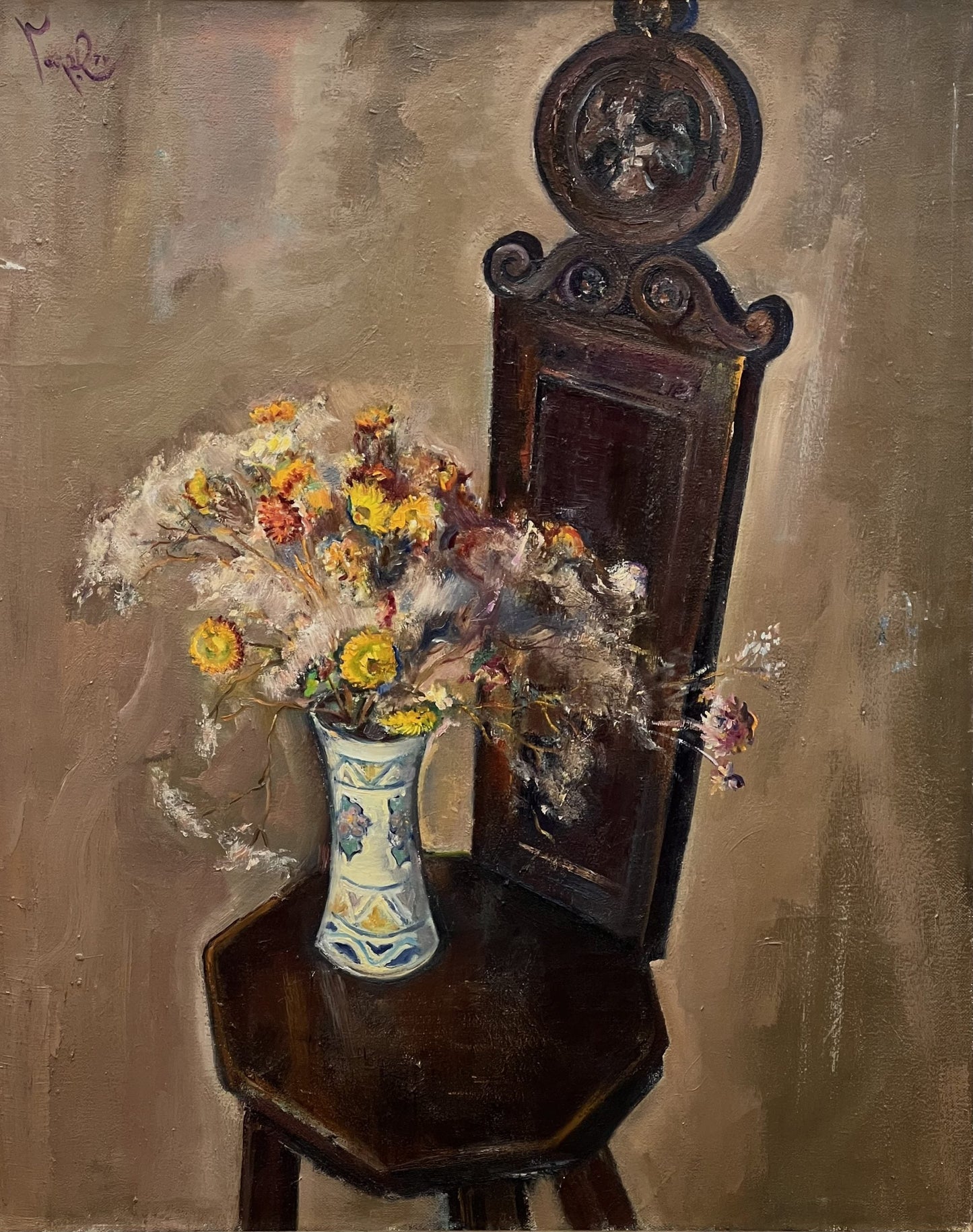 Оригинална картина на Георги Кьосеилиев "Натюрморт", 1974 от Галерия Роял