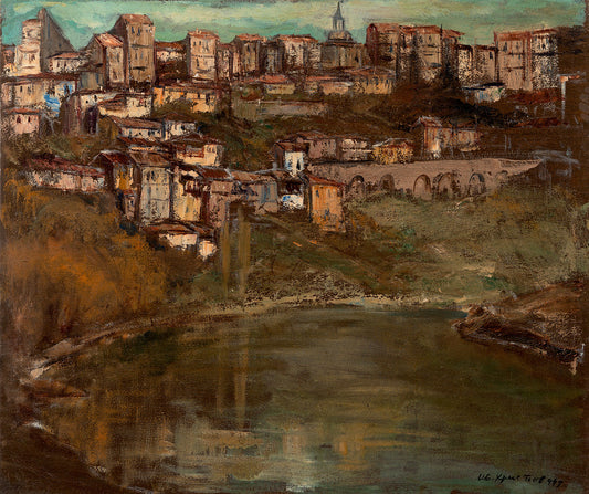 Оригинална картина на Иван Христов "Велико Търново", 1949 от Галерия Роял