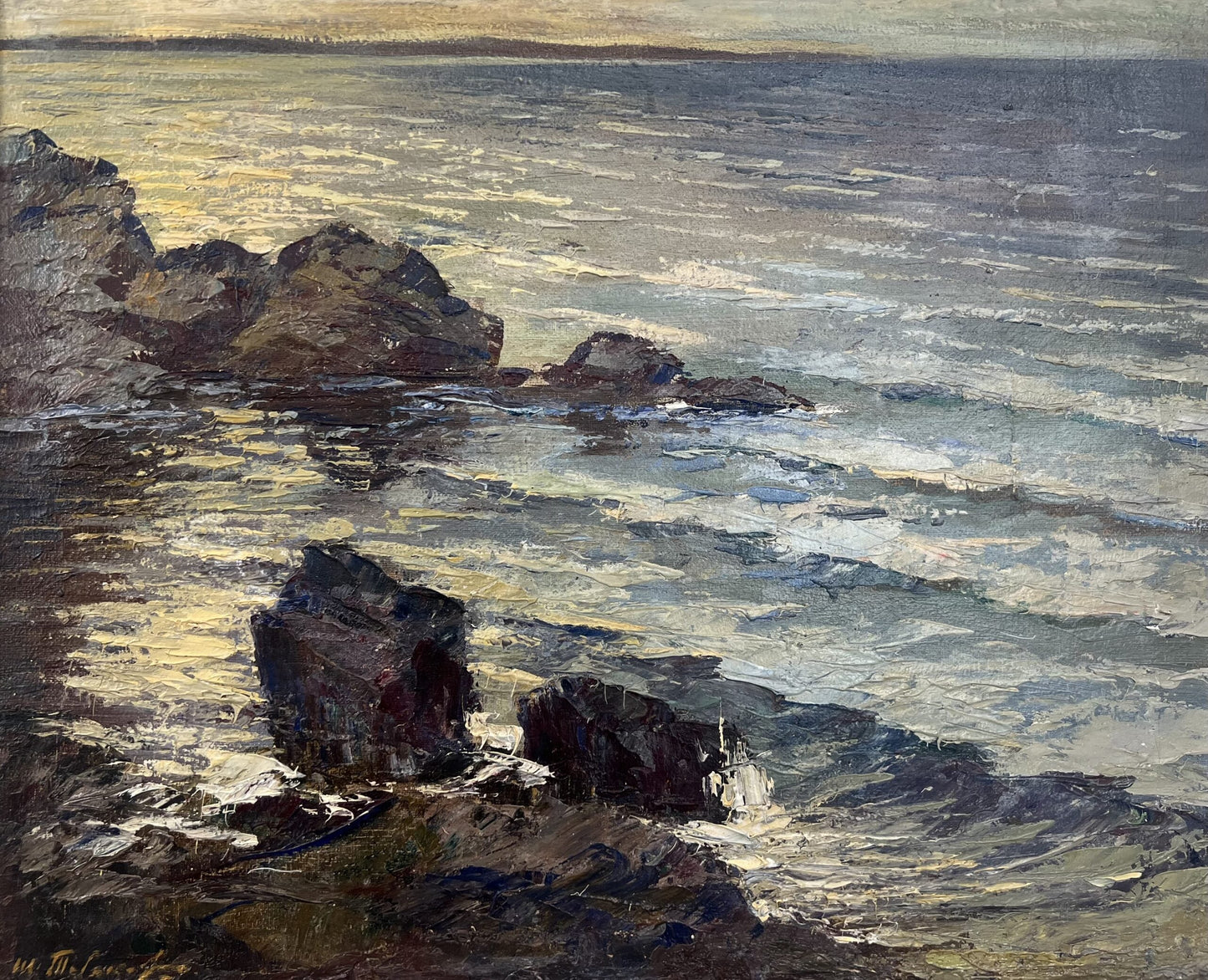 Оригинална картина на Иван Табаков "Море" от Галерия Роял