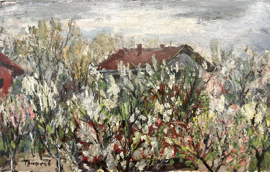 Оригинална картина на Константин Трингов "Пролетен Пейзаж" от Галерия Роял