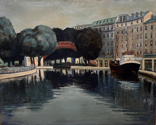 Оригинална картина на Марко Монев "Париж", 1981 от Галерия Роял