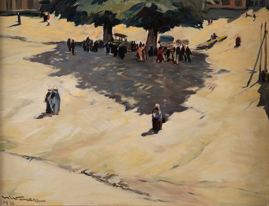 Оригинална картина на Никола Танев "Карлово" от Галерия Роял