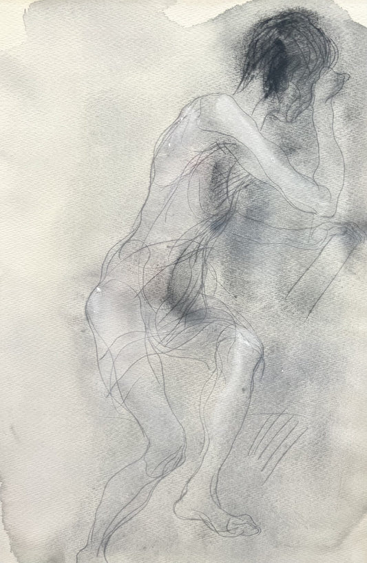 Оригинална картина на Светлин Русев "Голо Тяло" от Галерия Роял