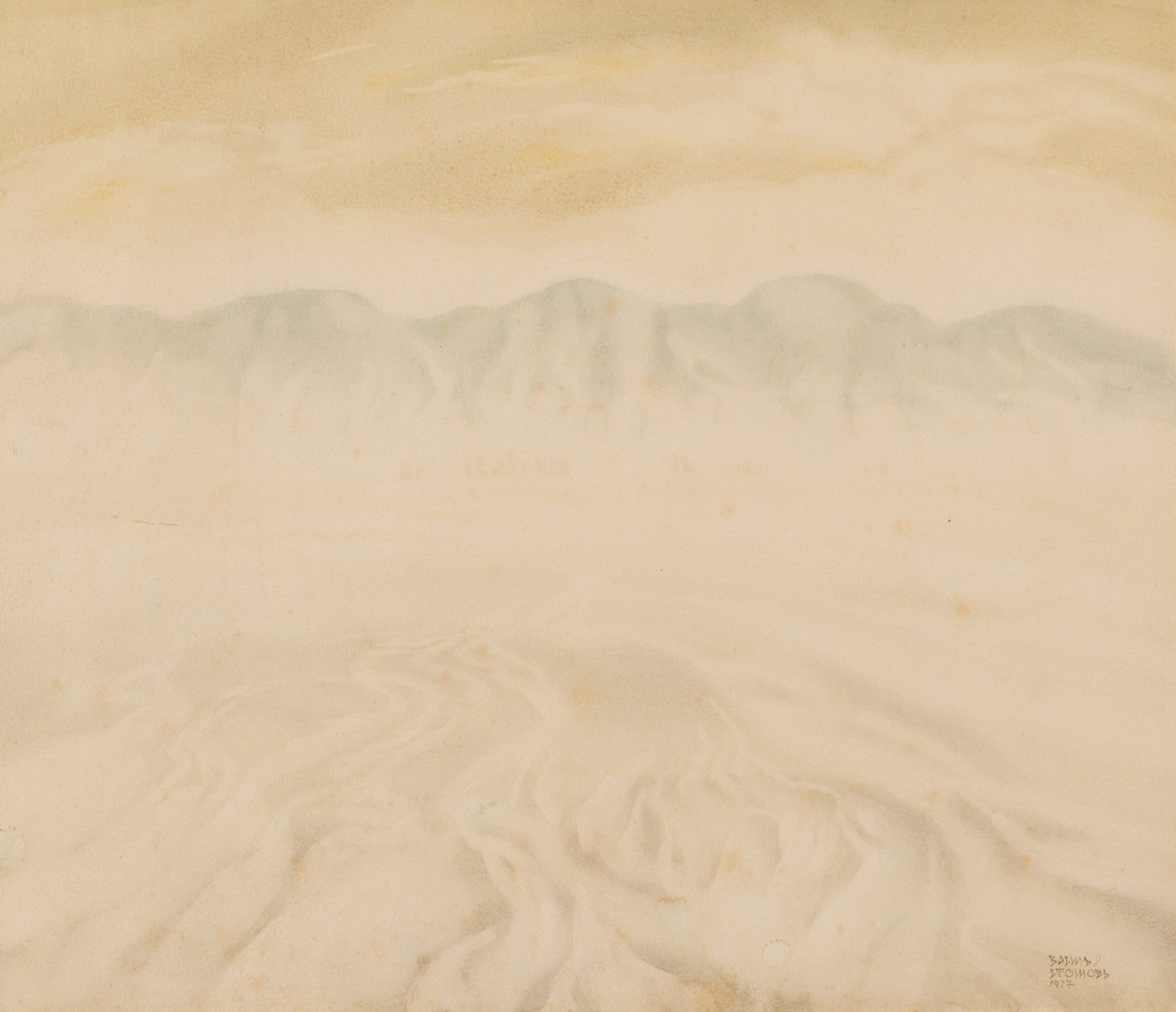 Оригинална картина на Васил Стоилов "Зимен пейзаж II" от Галерия Роял