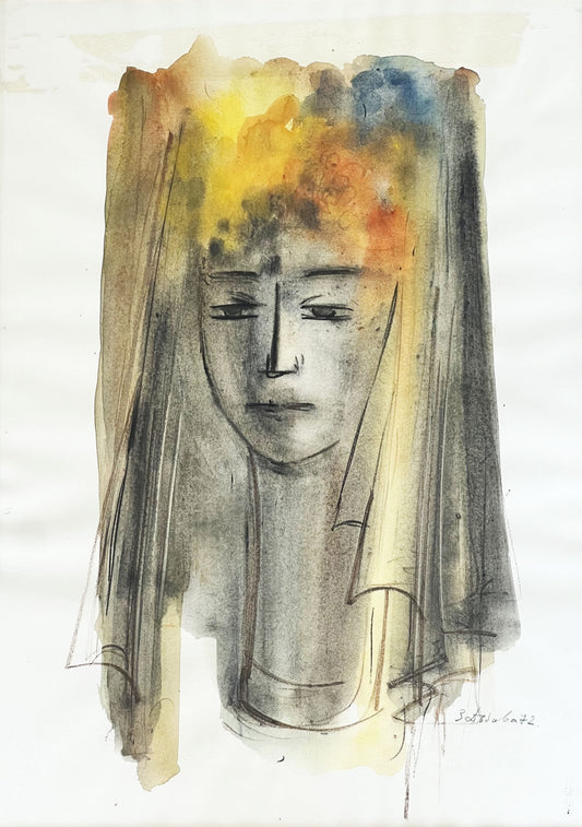 Оригинална картина на Златка Дъбова "Мома", 1972 от Галерия Роял